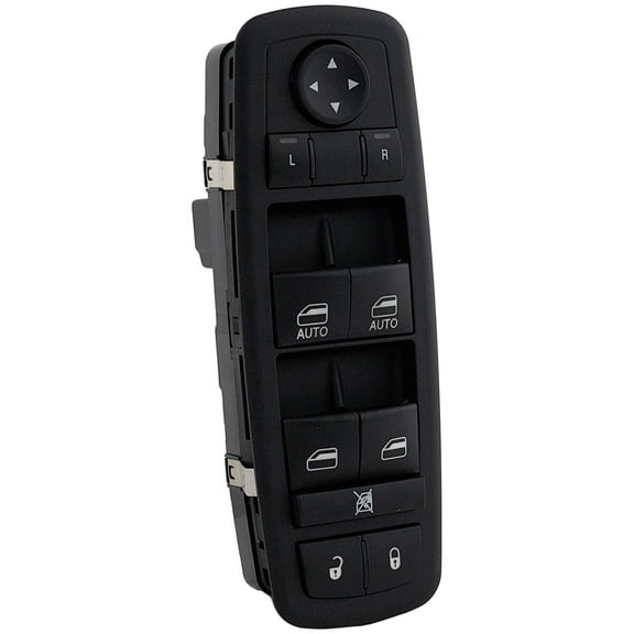 Window Switch Compatible with 2011-2012 Ram 1500 2010 Dodge 2500 Front, Left Driver