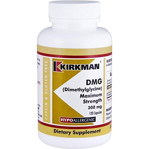 DMG (Dimethylglycine) Maximum Strength 300 mg Hypoallergenic, 120