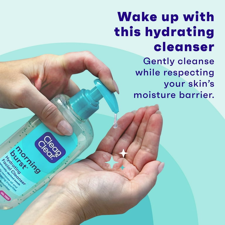 Clean & Clear Morning Burst Hydrating Face Cleanser 8 fl oz with