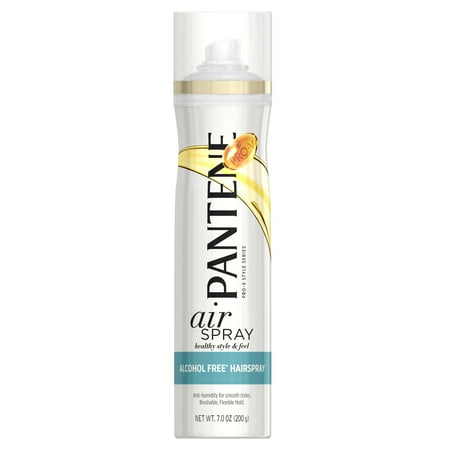 Alcohol Free Natural Spray - Pantene Pro-V Smooth Airspray Alcohol Free Hair Spray 7 oz