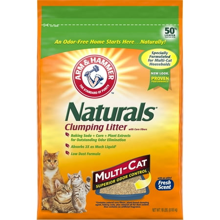 ARM & HAMMER Naturals Cat Litter Multi Cat 18lb Bag