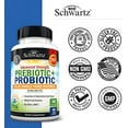 thumbnail image 3 of BioSchwartz Prebiotics and Probiotics with Digestive Enzymes for Adults, 60 Capsules, 3 of 9