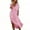 Hot Pink, variant on Women's Casual Maxi Shirt Dress - Lightweight Short Sleeve Button Collared V-Neck Side Slits Long Dresses with Pockets for Summer Beach Vacation Yellow XL