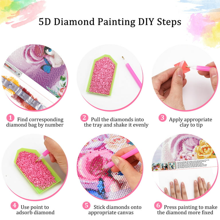 How to Do Diamond Painting for Beginners - Step by Step with 4