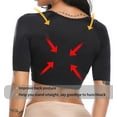 thumbnail image 4 of VASLANDA Upper Arm Shaper Post Surgical Slimmer Compression Sleeves Humpback Posture Corrector Tops Shapewear for Women, 4 of 7