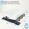 thumbnail image 5 of Ivation EZ-Bed Queen - Air Mattress with Frame & Rolling Case, Self-Inflating with Auto Shut-Off, 5 of 7