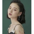 thumbnail image 3 of Silver Star Earrings Chain for Women Girls Long Earrings Star Drop Tassel Earrings Threader, 3 of 5