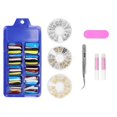 thumbnail image 2 of ABS Long Colored Fake Nails Artificial Full Cover Nail Manicure Tips Stickers with Case50, 2 of 4