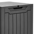 thumbnail image 2 of Uforic 31 Gallon Outdoor Resin Deck Box, Waterproof Storage Box, Lockable, Black, 2 of 9