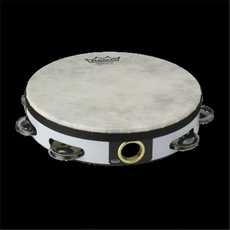 Remo TA-5108-00-U 8 in. Single Row Fiberskyn Tambourine
