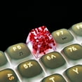 thumbnail image 4 of YongCo Handmade Epoxy Resin Keycap with Real Flower Keycap for Mechanical Keyboards Translucent Finish, 4 of 15