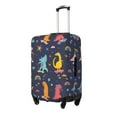 thumbnail image 2 of Balery Luggage Cover Cartoon Dinosaur Scooter Sport Blue Print Suitcase Covers for Luggage Elastic Washable Suitcase Protector Fits 18-32 Inch Luggage-X-Large, 2 of 9