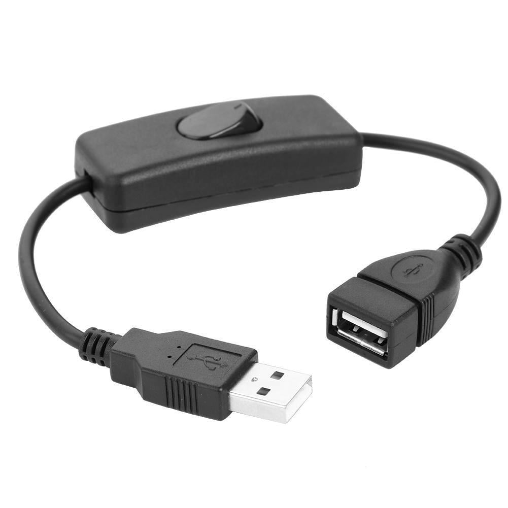 Antarktis jungle klog USB Cables With Toggle Switch Power Control Raspberry 1Y3T NEW in Black Pi  T1I0 - Walmart.com