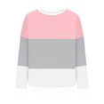thumbnail image 5 of Aloohaidyvio Sweatshirts for Women No Boundaries,Womens Oversized Sweatshirts Crewneck Hoodies Color Block Long Sleeve Pullover, 5 of 5