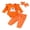 Orange Dots, variant on RUINIXCW Newborn Baby Girl Halloween Outfit Infant Girls Fall Winter Clothes Pumpkin Embroidery Long Sleeve Romper with Plaid Pants Headband Set