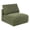 Green, variant on Coaster Elysia Upholstered Modular Armless Chair in Coral