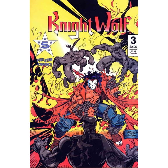 Knight Wolf, The #3 VF ; Five Star Comic Book