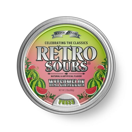 Retro Sours Watermelon 2.12oz Tin