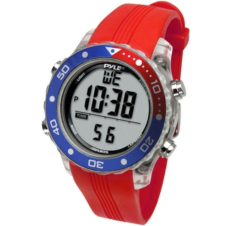 Pyle Snorkeling Master w/ Dive Duration, Depth, Water Temp. Max. 100 Dive Records, Dive Alarm When Emerging Too Fast (Red Color)