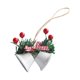thumbnail image 3 of Adornos de campana de Navidad Campanas de metal de Navidad Decoración colgante de Navidad encantadora para corona Suministros de fiesta de Navidad , blanco Macarena Campana colgante, 3 of 8