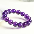 thumbnail image 3 of Uruguayan 7-Degree Amethyst Bead Bracelet  Natural Crystal Jewelry for Spiritual Growth, Calmness, and Protection, 3 of 5