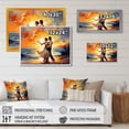 thumbnail image 4 of Designart "Colorful Bolero Couple Dancing III" Romantic Wall Art For Kitchen, 4 of 5