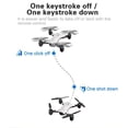 thumbnail image 2 of Force One ZD6 4K Wide Angle Camera Wifi FPV GPS Foldable RC Quadcopter Carry Case, White 1 Battery, 2 of 5