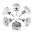 thumbnail image 2 of WALFRONT 16PCS Drawer Knobs 40mm Diamond Shape Crystal Glass Cabinet Knob Kitchen Cabinets Dresser Cupboard Wardrobe Clear Pulls Handles, 2 of 9