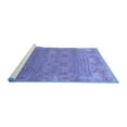 thumbnail image 2 of Ahgly Company Machine Washable Indoor Rectangle Abstract Blue Modern Area Rugs, 7' x 9', 2 of 4