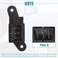 thumbnail image 4 of Unique Bargains Fuel Tank Selector Switch Replacement Fit for Ford F-250 VIN W/L/6 1997 Black, 4 of 7