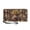Camo Cow, variant on Clover Cat Pattern Zip-Around Travel Card Holder Purse for Shopping Business Work, PU Leather Zip Around Women's Wallets