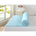 thumbnail image 4 of Zinus 1.5" Swirl Gel Memory Foam Air Flow Mattress Topper, 4 of 5