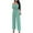 Green, variant on HUPOM Women'S Athletic Pants Women Capri Pants Carpenter High Waist Rise Short Slim Straight Blue M