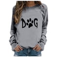thumbnail image 2 of Aloohaidyvio Hoodies for Women,Womens Round Neck Top Casual Personalized Printing Slimming Long Sleeves, 2 of 4