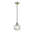 thumbnail image 5 of 516-1P-WPC-G1215-6 Innovations Lighting Ballston Athens Water Glass 1 Light 6" Cord Hung Mini Pendant Antique Copper, 5 of 5