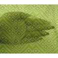 thumbnail image 4 of oneOone Viscose Chiffon Green Fabric Geometric Bandhani Craft Projects Decor Fabric Printed By The Yard 42 Inch Wide, 4 of 4