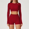 thumbnail image 1 of Conjuntos de entrenamiento for mujer, 2 piezas, sujetador deportivo, camiseta sin mangas, polainas de cintura alta, gimnasio, Yoga, ropa activa, Top de entrenamiento for mujer, 1 of 4