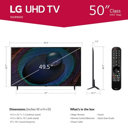 LG - 50” Class UR9000 Series LED 4K UHD Smart webOS TV