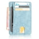 thumbnail image 2 of Xihbxyly Cartera de Cuero para Hombre, Protección Rfid, 8 Ranuras para Tarjetas, Ventana Transparente para Identificación, Diseño Compacto, Elegante y Delgada, Piel Sintética Duradera, Uso Diario, 11, 2 of 2