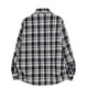 thumbnail image 4 of Camisas de los Hombres de Manga Larga Casual Vintage Comprobar Cuadrado Botón Abajo Collar de Solapa, Manga Larga Blusa Moda Superior, 4 of 9