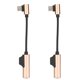 thumbnail image 2 of uds Cable adaptador de auriculares tipo C a 3,5mm 2 en 1 adaptador de auriculares flexible funcional para teléfono tipo C tableta PC dorado, 2 of 5