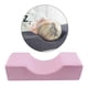 thumbnail image 3 of Almohada cervical ergonómica impermeable con forma de U y cremallera de espuma viscoelástica. Rosa, 3 of 9