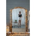 thumbnail image 4 of LiviNest 66 Inch Full Length Mirror - Vintage Gold Arched Floor Mirror with Ornate Carvings - Large Standing Mirror for Content Creators & Home Decor, 4 of 5