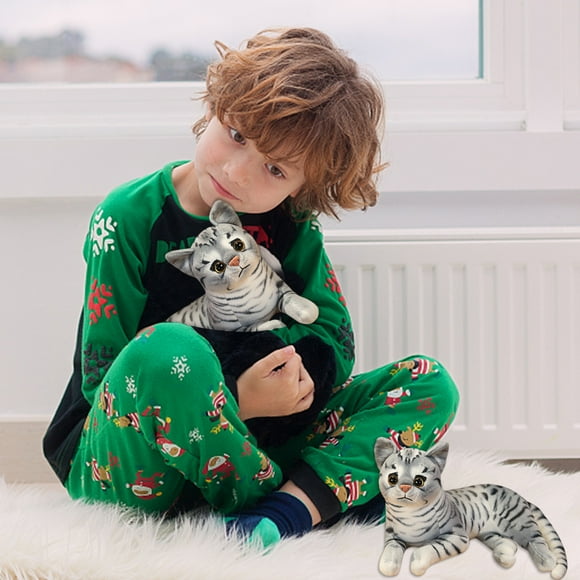 HOARBOEG Kid Toys 36cm Cute Simulation Cats Plush Toys Stuffed Soft Dolls Home Decor Gifts Christmas Gift