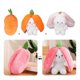 thumbnail image 3 of Juguete de Felpa de Conejito, Almohada de Lanzamiento de Juguete de Peluche de Animales Reversibles Para El Dormitorio para adultos, 3 of 7