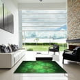 thumbnail image 6 of Ahgly Company Indoor Rectangle Patterned Deep Emerald Green Area Rugs, 3' x 5', 6 of 6