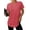 Red, variant on Rosvigor Womens Workout Tops Short Sleeve Tee Shirts Quick Dry Athletic Shirts Women Loose Gym Running Tops