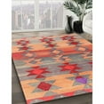 thumbnail image 2 of Ahgly Company Indoor Rectangle Contemporary Light Copper Gold Area Rugs, 2' x 4', 2 of 6