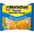 thumbnail image 2 of (2 pack) Maruchan Ramen Noodle Soup, Soy Sauce Flavor Instant Noodles, 3 oz, 2 of 14