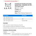 thumbnail image 2 of Front Ball Joint Sway Bar Link Tie Rod End Kit 8 Piece - Compatible with 2005 - 2018 Toyota Tacoma 2006 2007 2008 2009 2010 2011 2012 2013 2014 2015 2016 2017, 2 of 2